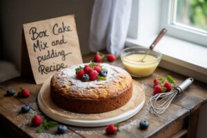 Box Cake Mix And Pudding Recipe