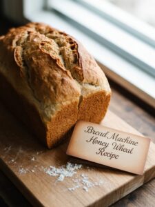 Bread Machine Honey Wheat Bread Recipe