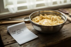 Cake Mix With Pudding Added Recipe