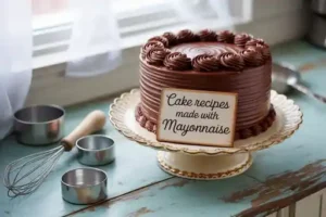  Cake Recipes Made With Mayonnaise