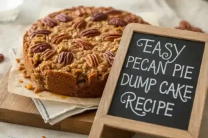 Easy Pecan Pie Dump Cake Recipe