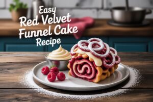 Easy Red Velvet Funnel Cake Recipe Using Box Cake Mix