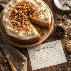 Oatmeal Cookie Cake Recipe