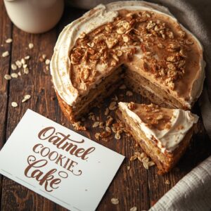 Oatmeal Cookie Cake Recipe