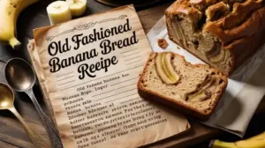 Old Fashioned Banana Bread Recipe