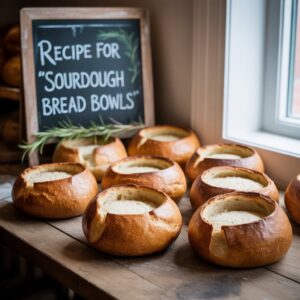 Recipe For Sourdough Bread Bowls.