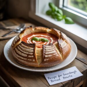 Recipe For Sourdough Bread Bowls.