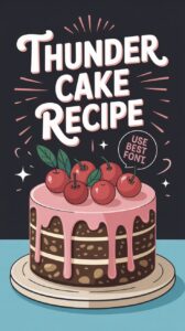  Thunder Cake Recipe