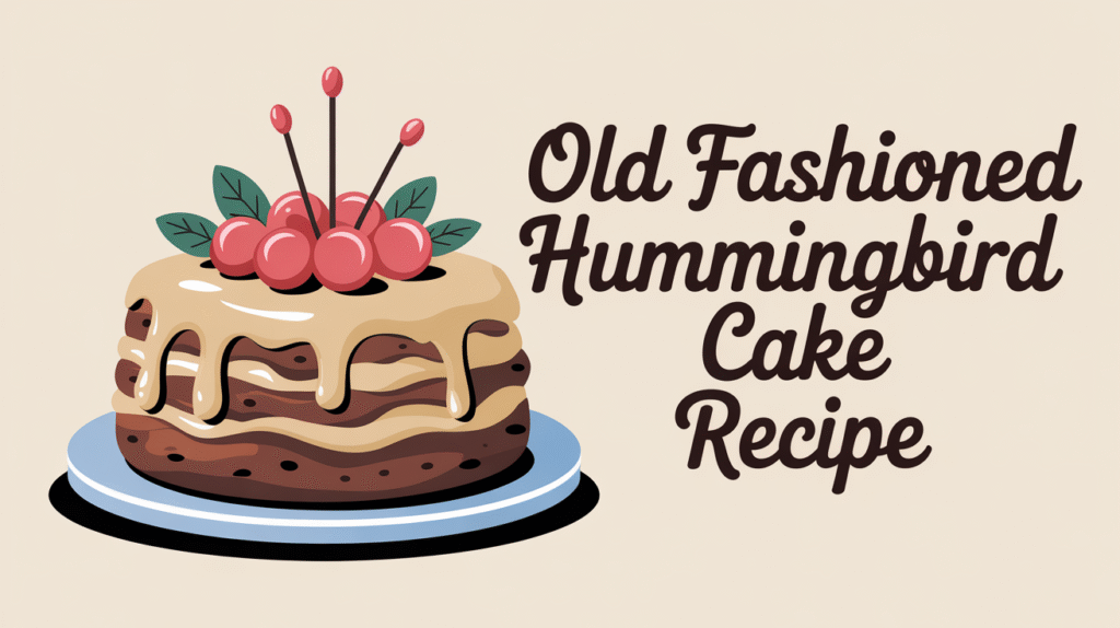 Old Fashioned Hummingbird Cake Recipe