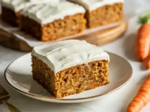 Carrot Cake Bars With Cream Cheese Frosting Recipe