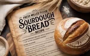 Fresh Milled Flour Sourdough Bread Recipe