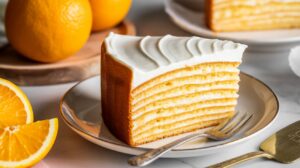 Orange Vanilla Sheet Cake Recipe