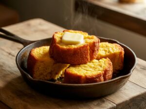 Fried Corn Bread Recipe