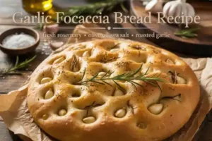 Garlic Focaccia Bread Recipe 
