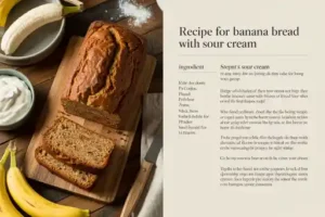 Recipe For Banana Bread With Sour Cream
