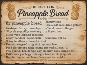 Recipe For Pineapple Bread