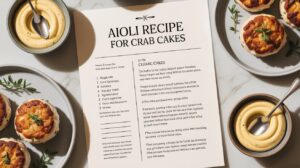 Aioli Recipe For Crab Cakes
