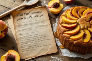 Old Fashioned Peach Cake Recipe