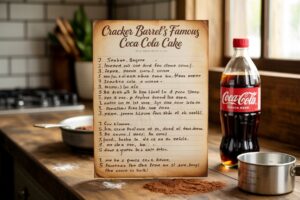 Recipe For Coca Cola Cake From Cracker Barrel.